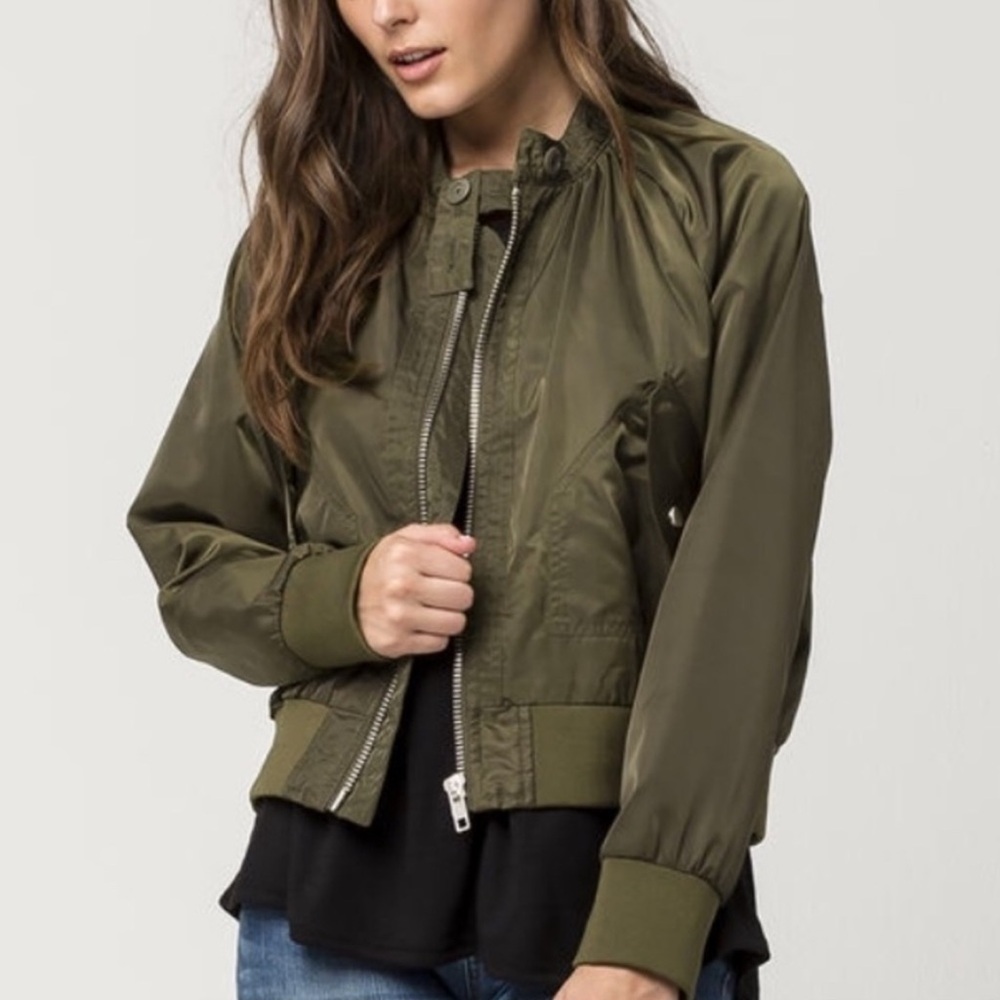 FREE PEOPLE Midnight Bomber Jacket